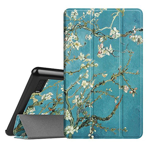 Fintie Slim Case for All-New Amazon Fire 7 Tablet (7th Generation, 2017 Release), Ultra Lightweight Slim Shell Standing Cover with Auto