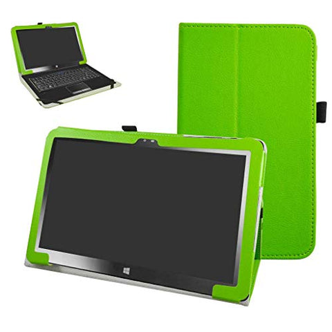 Mama Mouth PU Leather Folio Stand Cover for 11.6" Insignia Flex NS-P11W7100 11.6 Inch Windows 10 Tablet