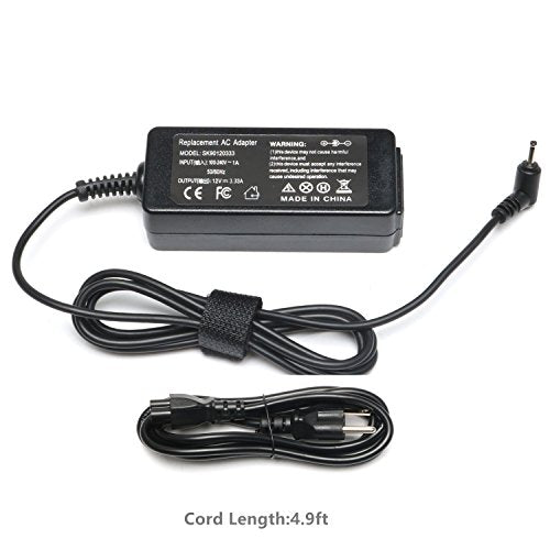 Skstyle 40W AC Adapter charger for Samsung Chromebook 2 3 Xe303c12 Xe303c12-a01us Xe500c13 Xe503c12 Xe500c12-k01us Xe503c32-k01us Np930x2k,A12-040N1A,BA44-00286A,AD-4012NHF,