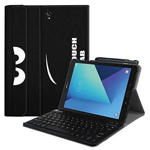 Fintie Keyboard Case for Samsung Galaxy Tab S3 9.7, Smart Slim Shell Stand Cover with S Pen Protective Holder Detachable Wireless Bluetooth