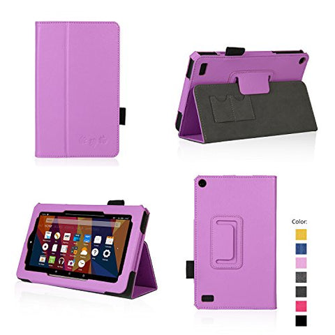 Elsse New Fire 7 Folio Case with Stand for Kindle Fire 7 inch tablet with Built in Stand (Both 2017 and 2015 Release)