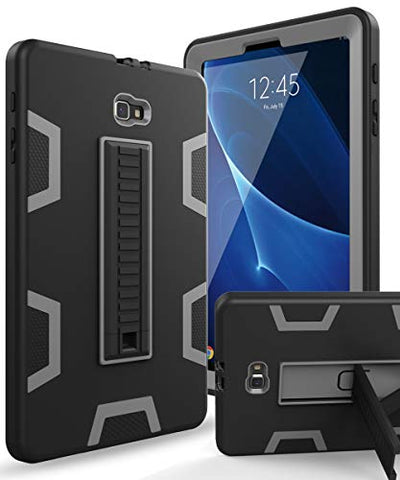 Samsung Galaxy Tab A 10.1 Case,XIQI Three Layer Hybrid Rugged Heavy Duty Shockproof Anti-Slip Case Full Body Protection Cover for Tab A 10