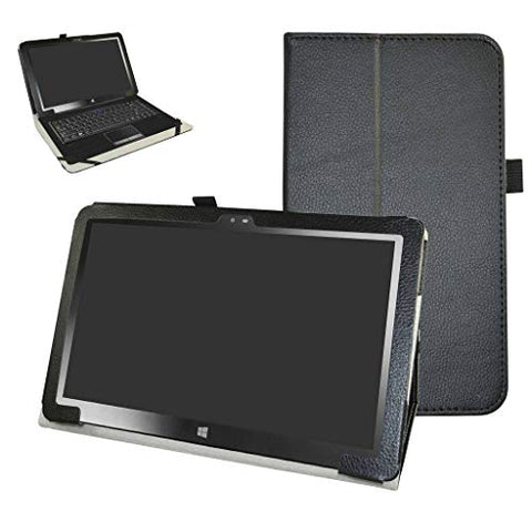 Mama Mouth PU Leather Folio Stand Cover for 11.6" Insignia Flex NS-P11W7100 11.6 Inch Windows 10 Tablet