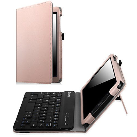 Fintie Keyboard Case for Samsung Galaxy Tab E 8.0, Slim Fit Folio PU Leather Case Cover with Detachable Magnetical Bluetooth