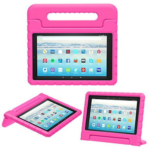 MoKo Kids Shock Proof Convertible Handle Light Weight Super Protective Stand Cover for Fire HD 10 2017 Tablet