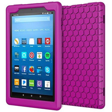 MoKo Amazon Fire HD 8 2017 Honey Comb Series Cover Case