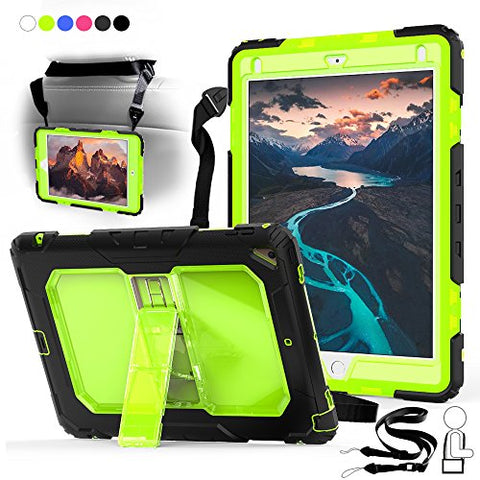 Shockproof Full-Body Protective Rugged Bumper Cover Skin W/Kickstand & Shoulder Strap