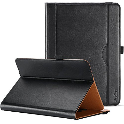 ProCase Universal Case 9-10 inch Tablet, Stand Folio Case Protective Cover 9" 10.1" Touchscreen Tablet Multiple Viewing Angles, Document Card Pocket Bonus Stylus