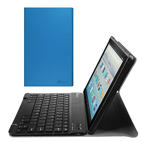 Fintie Keyboard Case for All-New Fire HD 10 (7th Generation, 2017 Release), Slim Lightweight Stand Cover with Detachable Wireless Bluetooth