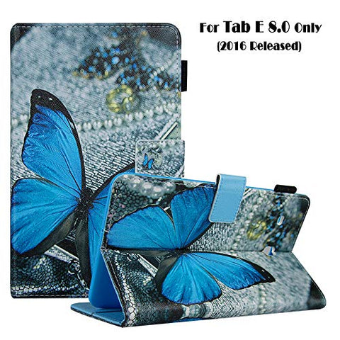 Tab E 8.0" Case, Samsung SM-T377a Case, Dteck PU Leather Flip Stand Case [Card Holder] Wallet Case Cover for Samsung Galaxy Tab E T377/T375 8.0 Inch Lite Series