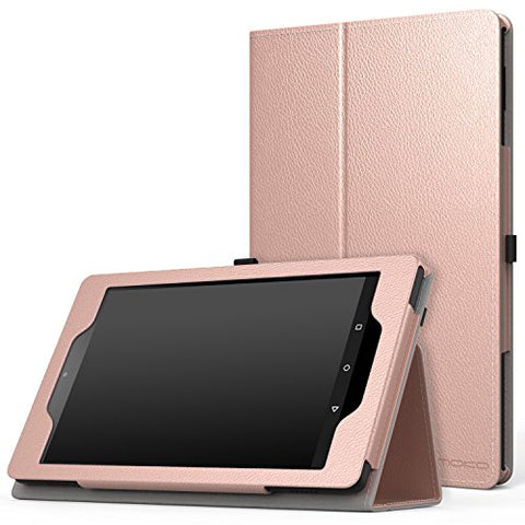 MoKo Case for All-New Amazon Fire HD 8 (2016 6th Generation) - Slim Folding Stand Cover with Auto Wake/Sleep for Fire HD 8 Tablet (6th Gen, 2016 release