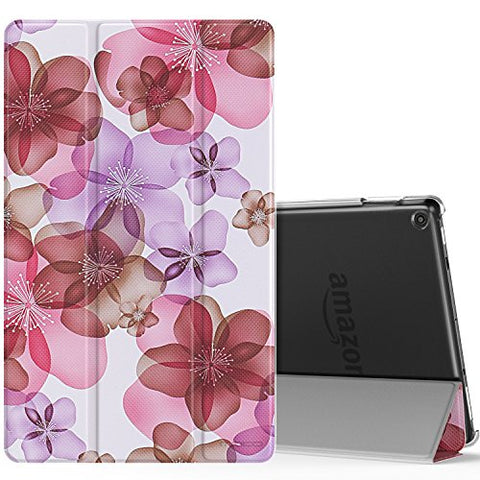 MoKo Ultra Lightweight Slim Shell Stand Cover with Translucent Frosted Back for Fire HD 10 2017 Tablet