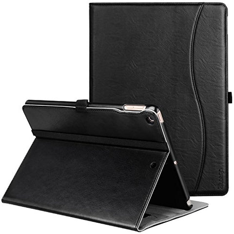 IPad 9.7 Inch 2018/2017 Case, Ztotop Premium Leather Business Slim Folding Stand Folio Cover Auto Wake/Sleep,Pencil Holder Multiple Viewing