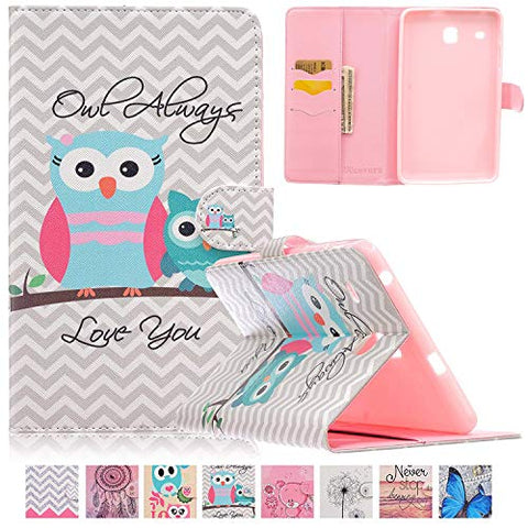 Galaxy Tab E 8.0 T377V Case,UUcovers Colorful Tri-fold Lightweight Slim Shell Standing Cover Shockproof Protective Cover Shell for Samsung Galaxy Tab E 8.0 inch T377V