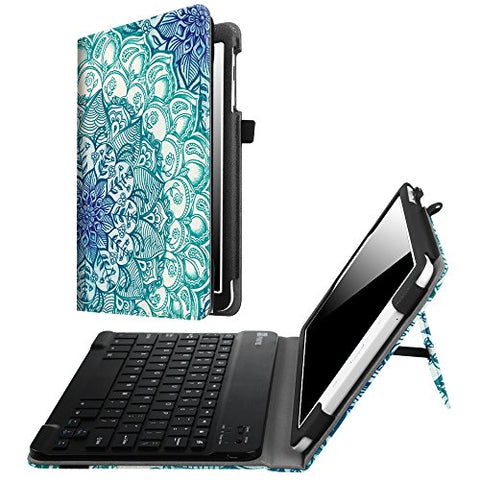 Fintie Keyboard Case for Samsung Galaxy Tab E 9.6 - Slim Fit PU Leather Stand