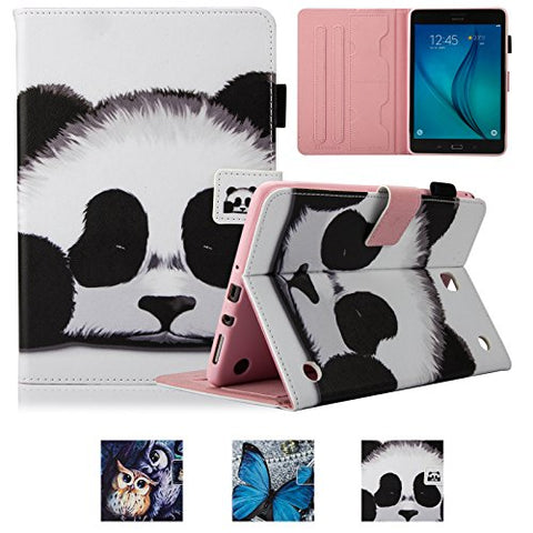 Galaxy Tab A 8.0 Case,UUcovers Magnetic Closure Slim-Fit Flip Stand [Card Holder] Case Auto Sleep/Wake Function Samsung Galaxy Tab A 8.0 Inch