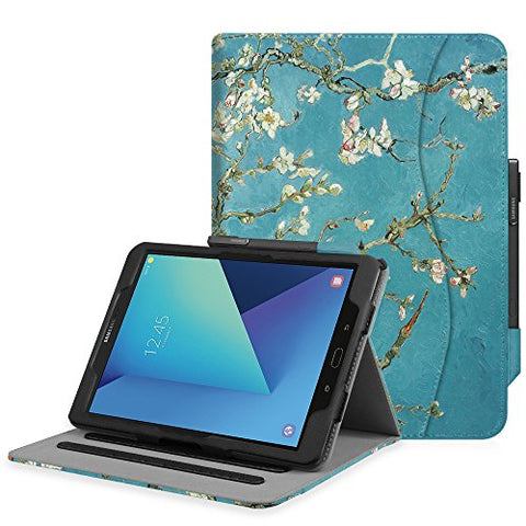 Fintie Case for Samsung Galaxy Tab S3 9.7, [Corner Protection] Multi-Angle Viewing Stand Cover Packet with S Pen Protective Holder Auto