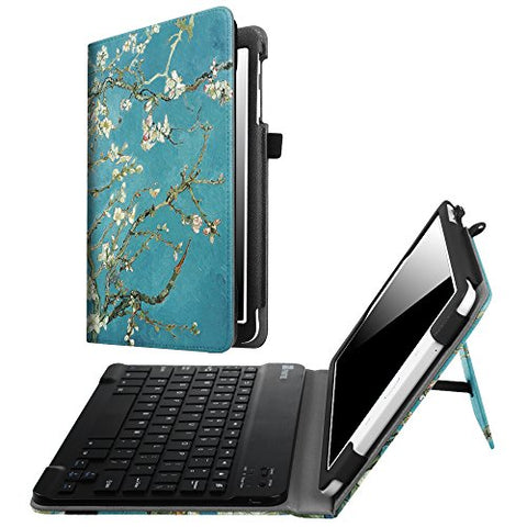 Fintie Keyboard Case for Samsung Galaxy Tab E 9.6 - Slim Fit PU Leather Stand