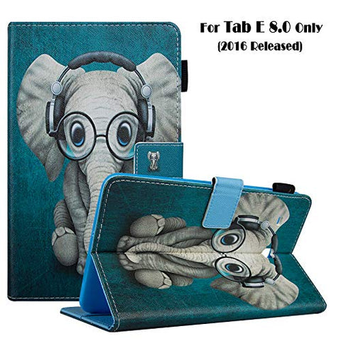 Tab E 8.0" Case, Samsung SM-T377a Case, Dteck PU Leather Flip Stand Case [Card Holder] Wallet Case Cover for Samsung Galaxy Tab E T377/T375 8.0 Inch Lite Series