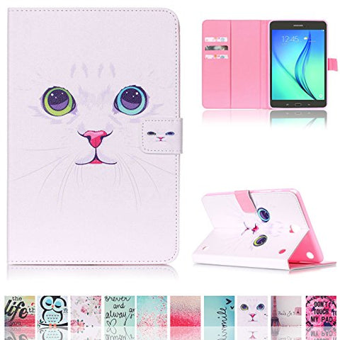 Galaxy Tab A 8.0 Case,UUcovers Magnetic Closure Slim-Fit Flip Stand [Card Holder] Case Auto Sleep/Wake Function Samsung Galaxy Tab A 8.0 Inch