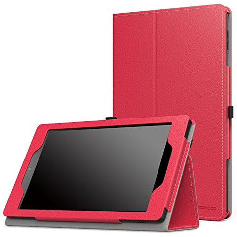 MoKo Case for All-New Amazon Fire HD 8 (2016 6th Generation) - Slim Folding Stand Cover with Auto Wake/Sleep for Fire HD 8 Tablet (6th Gen, 2016 release