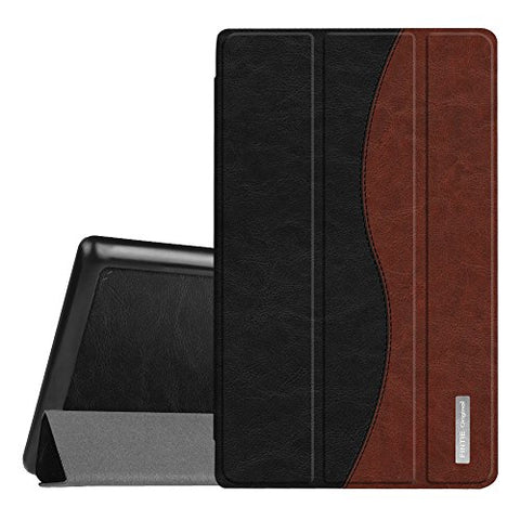 Fintie Slim Case for All Amazon Fire HD 8 Tablet (7th Generation, 2017 Release), Ultra Lightweight Slim Shell Standing Cover with Auto