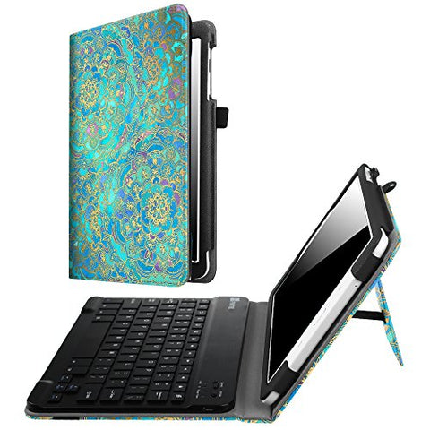 Fintie Keyboard Case for Samsung Galaxy Tab E 9.6 - Slim Fit PU Leather Stand