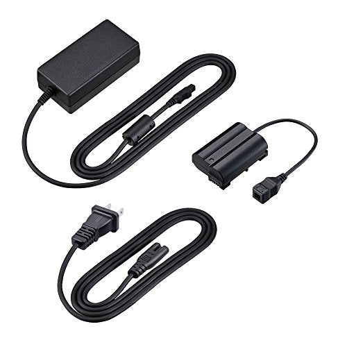 Kapaxen EH-5B AC Adapter and EP-5B Power Supply Connector Kit for Nikon 1 V1, D7200, D7100, D7000, D850, D810, D800, D750, D610, and D600