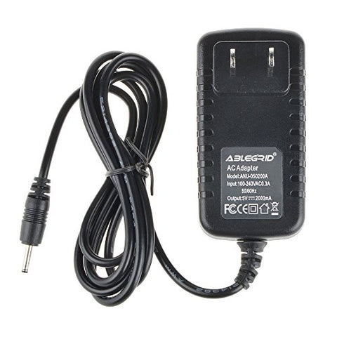 ABLEGRID 5V AC Wall Power Black Charger Adapter for Kids Tablet 8GB Nabi 2 II NABI2-NV7A NABI2-NVA FUHUNABI 2S SN02-NV07A