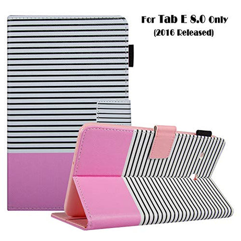 Tab E 8.0" Case, Samsung SM-T377a Case, Dteck PU Leather Flip Stand Case [Card Holder] Wallet Case Cover for Samsung Galaxy Tab E T377/T375 8.0 Inch Lite Series