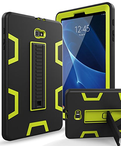 Samsung Galaxy Tab A 10.1 Case,XIQI Three Layer Hybrid Rugged Heavy Duty Shockproof Anti-Slip Case Full Body Protection Cover for Tab A 10