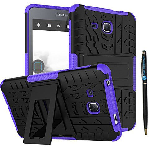 DWaybox 2in1 Combo Hybrid Rugged Heavy Duty Armor Hard Back Cover Case with Kickstand for Samsung Galaxy Tab A 7.0 Inch 2016 SM-T280 / T285 / Samsung Tab A6