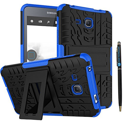 DWaybox 2in1 Combo Hybrid Rugged Heavy Duty Armor Hard Back Cover Case with Kickstand for Samsung Galaxy Tab A 7.0 Inch 2016 SM-T280 / T285 / Samsung Tab A6