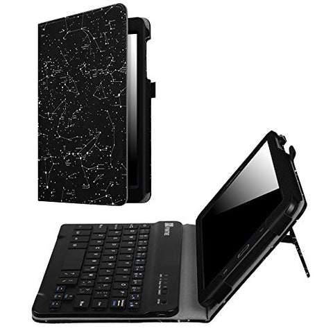 Fintie Keyboard Case for Samsung Galaxy Tab E 8.0, Slim Fit Folio PU Leather Case Cover with Detachable Magnetical Bluetooth