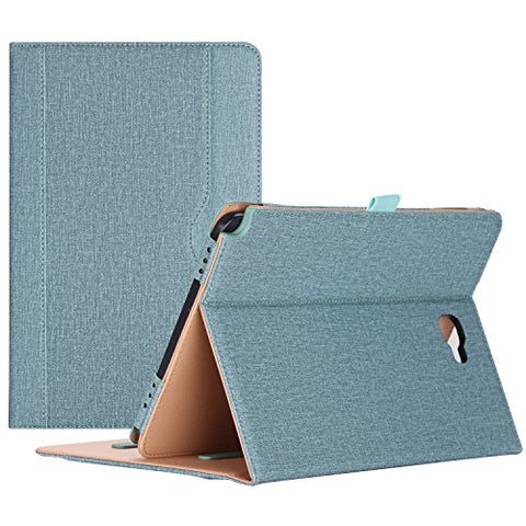 ProCase Samsung Galaxy Tab A 10.1 with S Pen Case - Stand Folio Case Cover for Galaxy Tab A 10.1 Inch Tablet with S Pen SM-P580, with Multiple Viewing Angles, Document Card