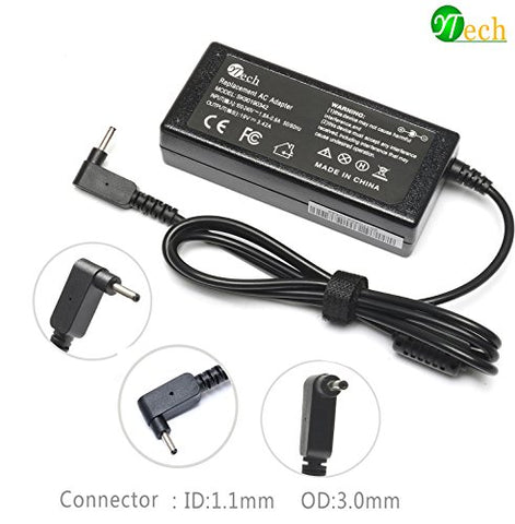 YTech 19V 3.42A 65W AC Adapter Charger for Acer Chromebook 11 13 14 15 CB3 CB3-111-C4HT CB5 CB5-571 CB5-311 C720C 720p C740 CB3-111-C670 Iconia W700 Tablet AO1-131/431 (NOT FOR