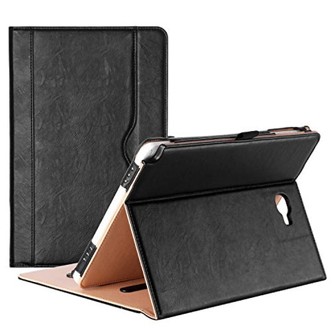 ProCase Samsung Galaxy Tab A 10.1 with S Pen Case - Stand Folio Case Cover for Galaxy Tab A 10.1 Inch Tablet with S Pen SM-P580, with Multiple Viewing Angles, Document Card