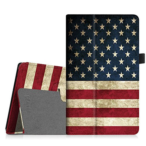 Fintie Folio Case for Amazon Fire HD 8 (2016 6th Generation), Slim Fit Premium Vegan Leather Standing Cover for Fire HD 8 Tablet (2016 6th Gen