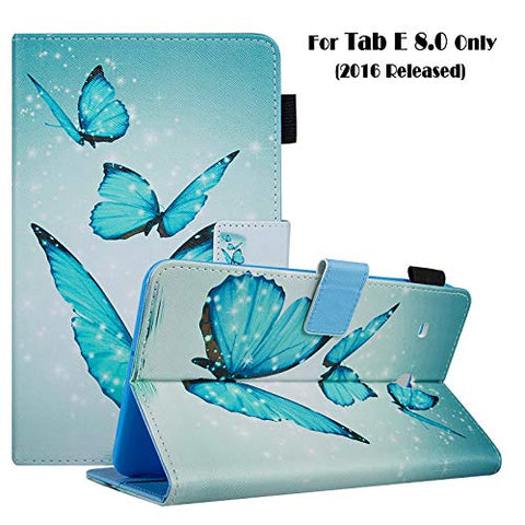 Tab E 8.0" Case, Samsung SM-T377a Case, Dteck PU Leather Flip Stand Case [Card Holder] Wallet Case Cover for Samsung Galaxy Tab E T377/T375 8.0 Inch Lite Series