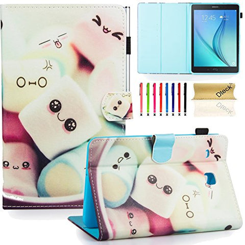 Tab E 8.0" Case, Samsung SM-T377a Case, Dteck PU Leather Flip Stand Case [Card Holder] Wallet Case Cover for Samsung Galaxy Tab E T377/T375 8.0 Inch Lite Series