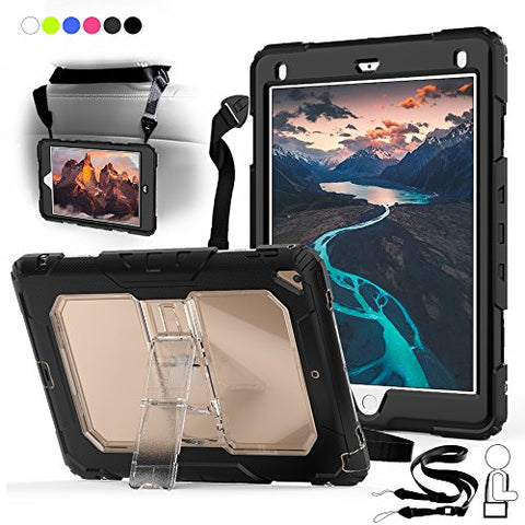 Shockproof Full-Body Protective Rugged Bumper Cover Skin W/Kickstand & Shoulder Strap