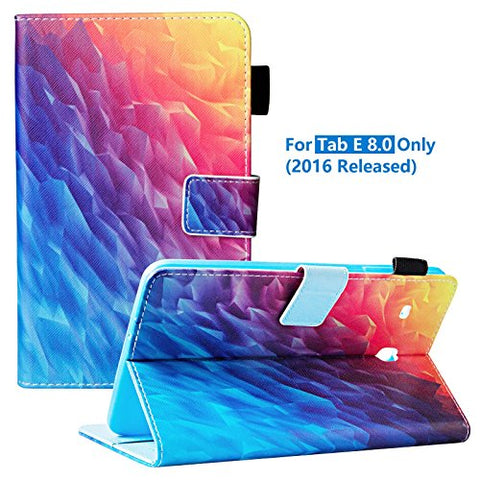 Tab E 8.0" Case, Samsung SM-T377a Case, Dteck PU Leather Flip Stand Case [Card Holder] Wallet Case Cover for Samsung Galaxy Tab E T377/T375 8.0 Inch Lite Series