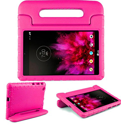 SIMPLEWAY LG G Pad X 8.0 Kids Case Carry Handle Child Stand Holder Shock Proof Case Cover Compatible with LG G Pad X 8.0 Inch T-Mobile V521 / at&T V520