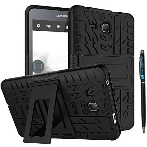 DWaybox 2in1 Combo Hybrid Rugged Heavy Duty Armor Hard Back Cover Case with Kickstand for Samsung Galaxy Tab A 7.0 Inch 2016 SM-T280 / T285 / Samsung Tab A6