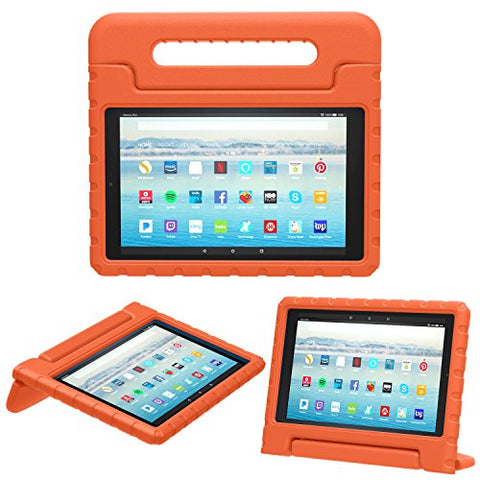 MoKo Kids Shock Proof Convertible Handle Light Weight Super Protective Stand Cover for Fire HD 10 2017 Tablet