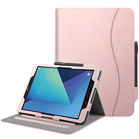 Fintie Case for Samsung Galaxy Tab S3 9.7, [Corner Protection] Multi-Angle Viewing Stand Cover Packet with S Pen Protective Holder Auto