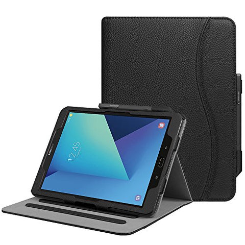 Fintie Case for Samsung Galaxy Tab S3 9.7, [Corner Protection] Multi-Angle Viewing Stand Cover Packet with S Pen Protective Holder Auto