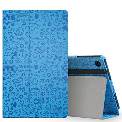 MoKo Case for All-New Amazon Fire HD 8 (2016 6th Generation) - Slim Folding Stand Cover with Auto Wake/Sleep for Fire HD 8 Tablet (6th Gen, 2016 release