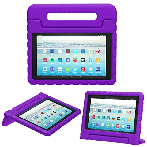 MoKo Kids Shock Proof Convertible Handle Light Weight Super Protective Stand Cover for Fire HD 10 2017 Tablet