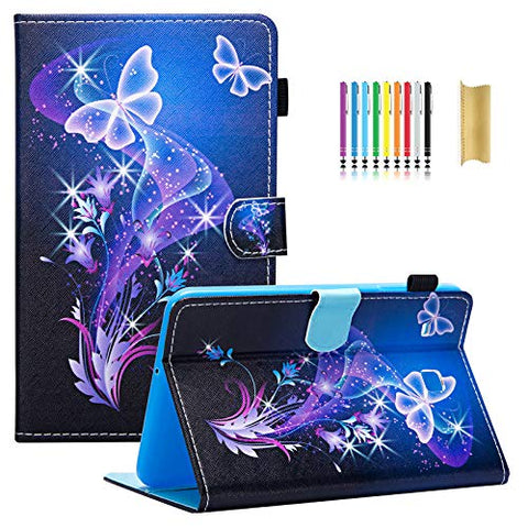 Tab E 8.0" Case, Samsung SM-T377a Case, Dteck PU Leather Flip Stand Case [Card Holder] Wallet Case Cover for Samsung Galaxy Tab E T377/T375 8.0 Inch Lite Series